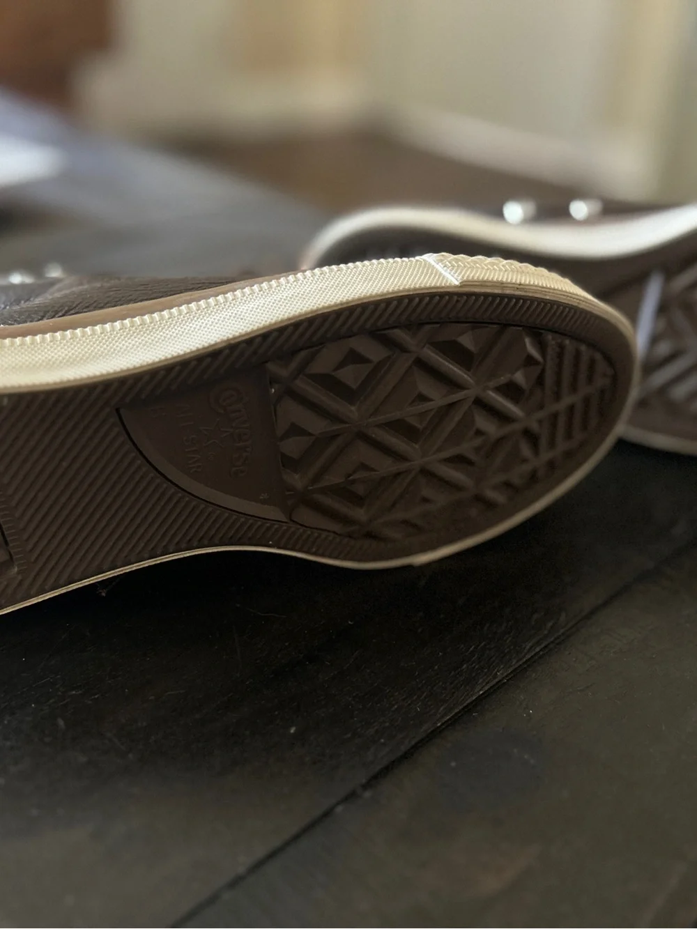 Converse Men's Dark Brown High-Top Sneakers - Picture 4 of 6